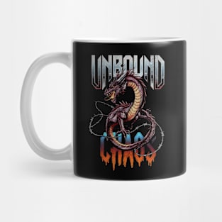 Unbound Chaos Fierce Dragon Design Mug